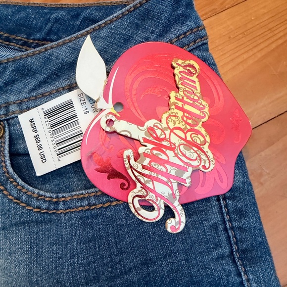 Apple Bottoms Blue Straight Leg Jeans - Picture 7 of 10